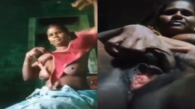 Village old aunty shows dark mulai and big pundai