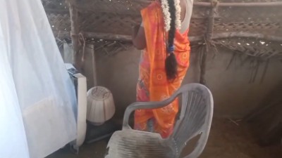 Gramathu aunty strips jacket and shows mulai on outdoor