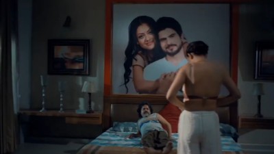 Housewife have sex with servant in front of her husband