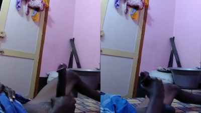 Gramathu nattukattai man jerking his snake dark dick