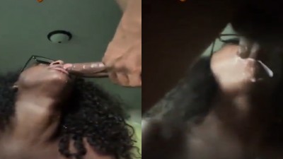 Teacher deep throat fucking with her big dick student