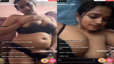 Chennai sexy desi tempting big boobs caressing show