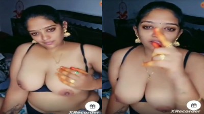Nadigai aunty nude boobs caressing live sex video